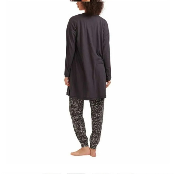 Karen Neuburger 3-Piece Lounge / PJ Set Gray spotted Small - Picture 5 of 5